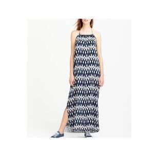 J.Crew‎ Halter Maxi Dress In Ikat